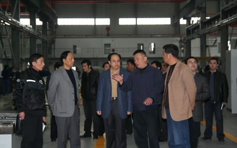 杭州市(shì)臨安市領導(dao)來公司調研(yán)