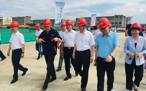 金華市市委書(shū)記陳龍視察杭(háng)機新廠區建設(she)情況