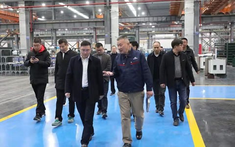 金華市副(fu)市長張新宇一行(hang)莅臨杭機調研考(kǎo)察